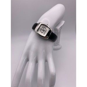 Avon Diamond Accent Initial Cuff Watch D